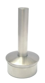 Rohraufsatz 48,3/2,0 mm, Stift 14 mm, Endkappe gew�lbt, V2A